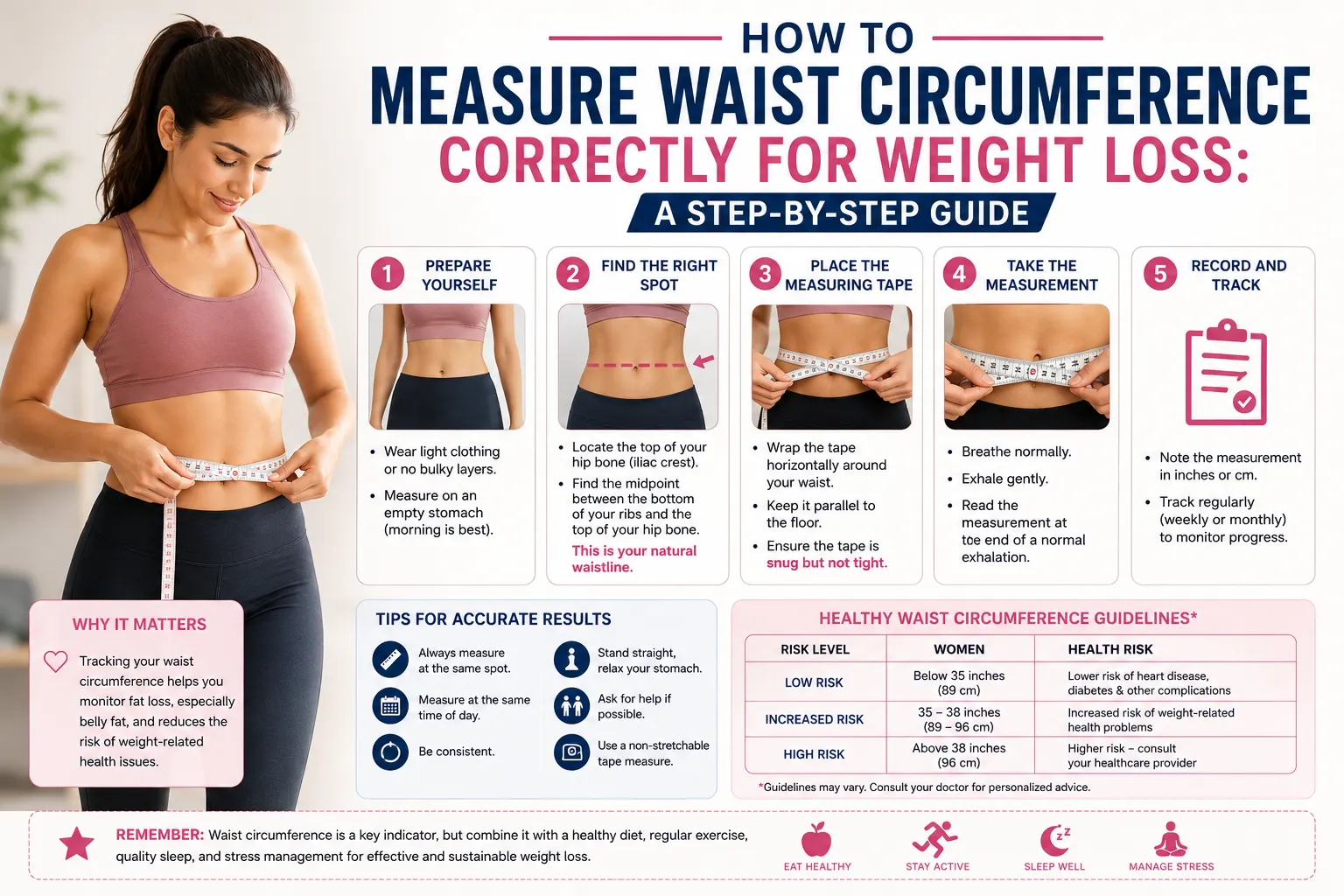 How to Measure Waist Circumference Correctly for Weight Loss: A Step-by-Step Guide