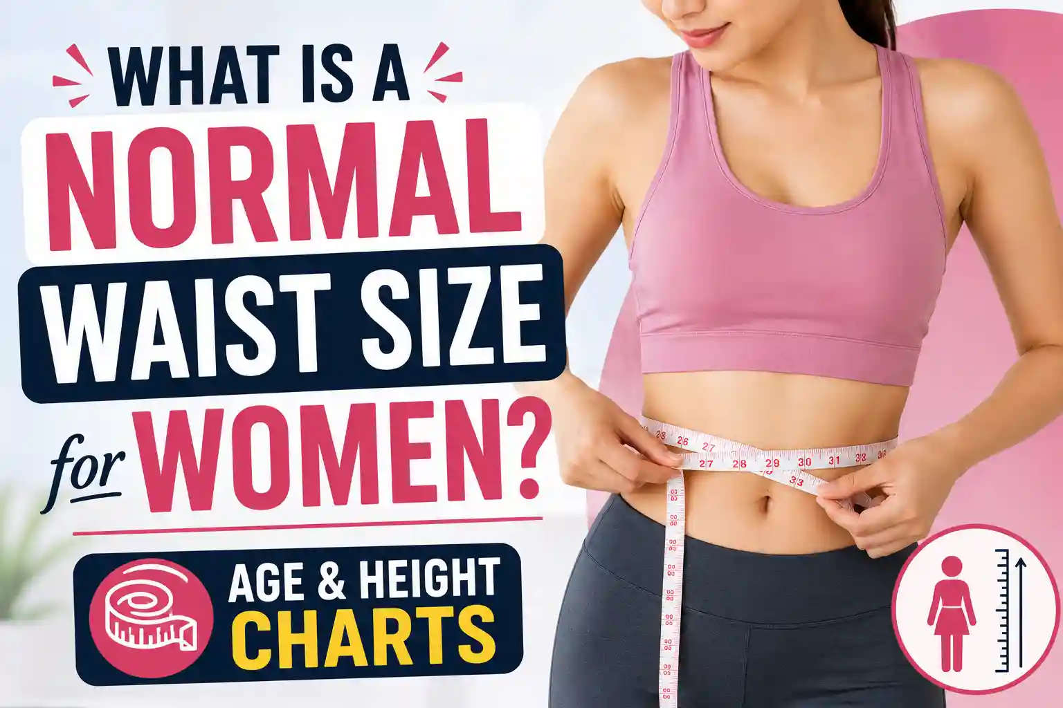 normal waist size for women