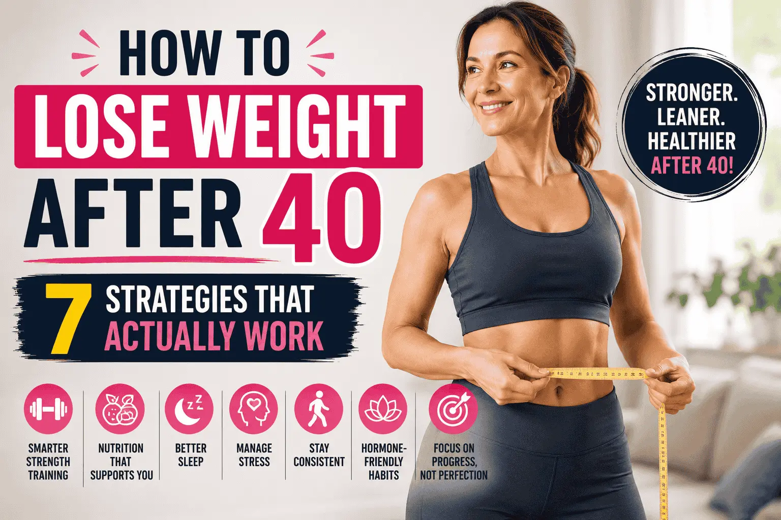 how to lose weight after 40