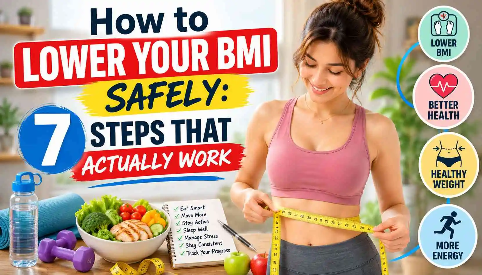 How to Lower Your BMI Safely: 7 Steps That Actually Work