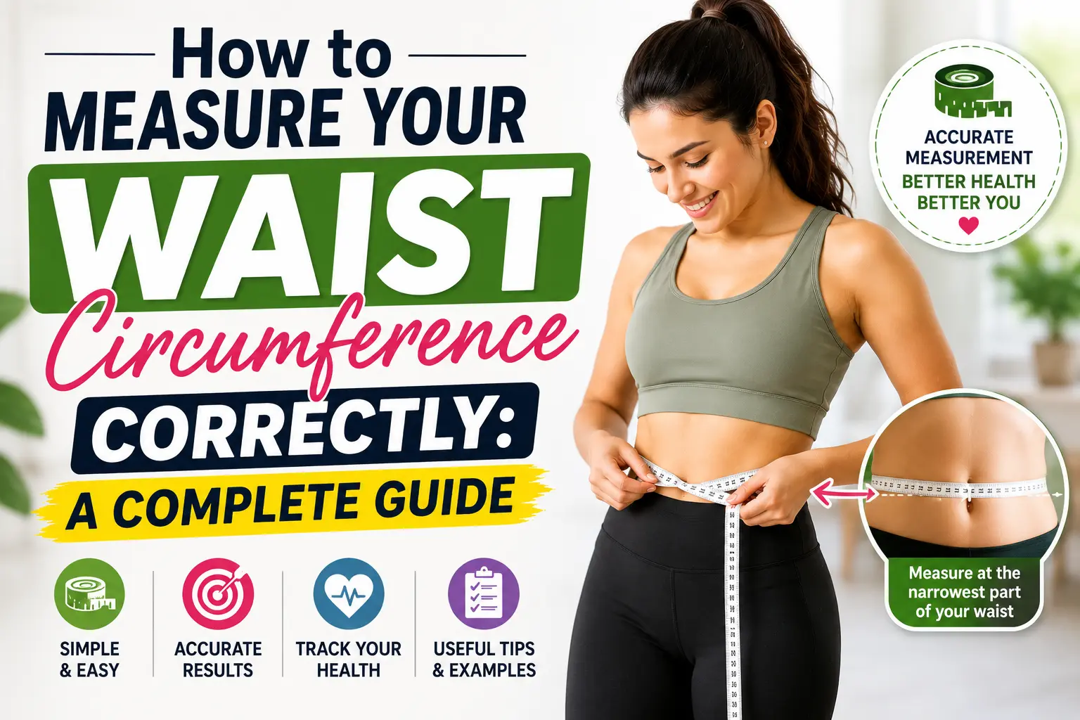 how to measure waist circumference correctly