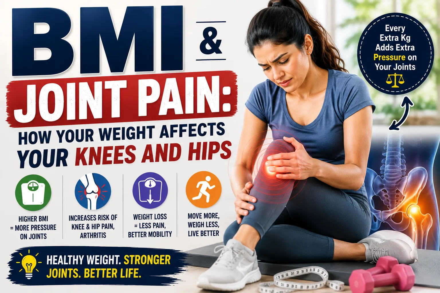 How Your Weight Affects Your Knees and Hips