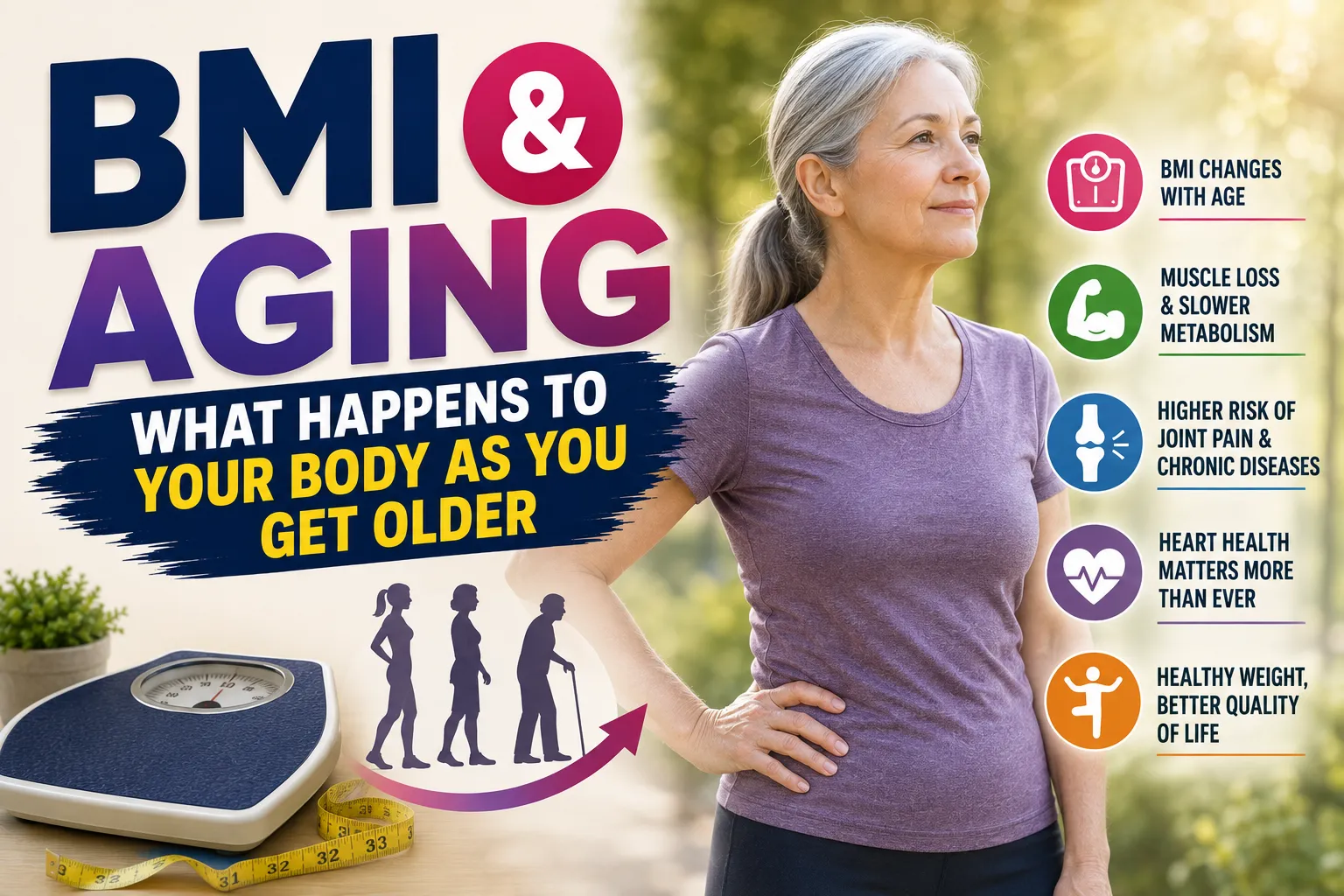 BMI and aging body changes